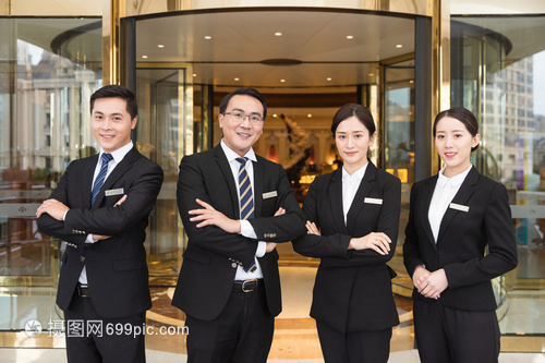 酒店管理商務團隊服務形象